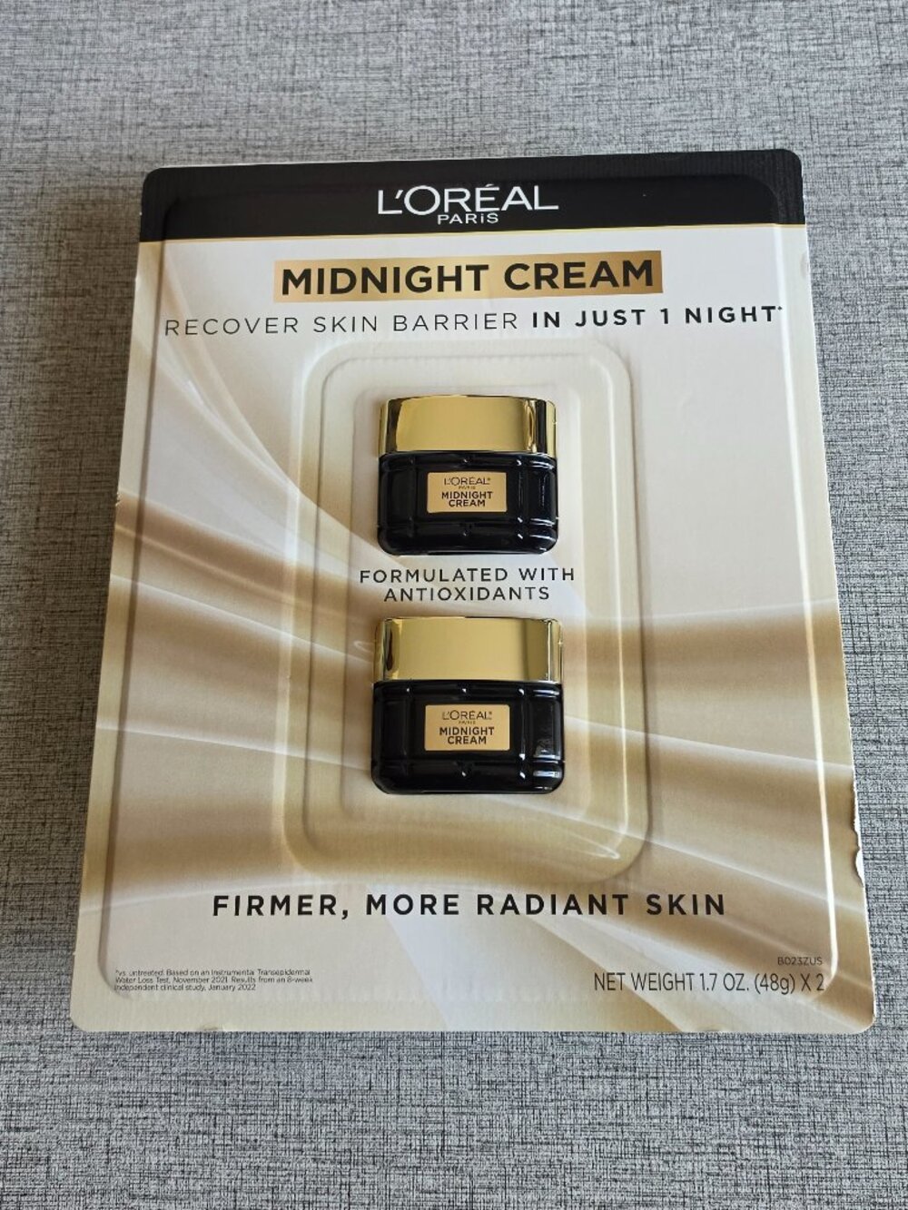 LOREAL Midnight Cream Recover Skin Barrier 2 x 1.7 Oz